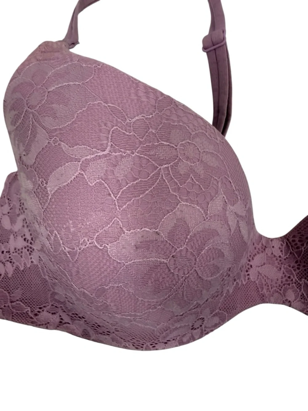 Victoria's Secret angels secret embrace mauve Lace Push-Up Bra size 36D - Picture 5 of 9